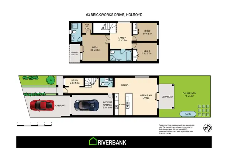 Floorplan of Homely house listing, 63 Brickworks Drive, Holroyd NSW 2142