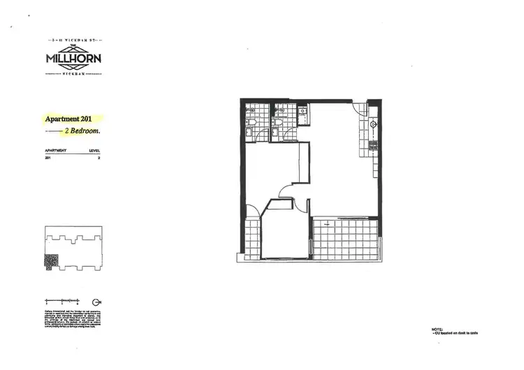 Floorplan of Homely apartment listing, 201/5-11 Wickham Street, Wickham NSW 2293