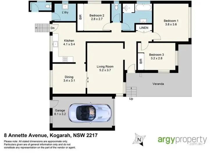 Floorplan of Homely house listing, 8 Annette Avenue, Kogarah NSW 2217