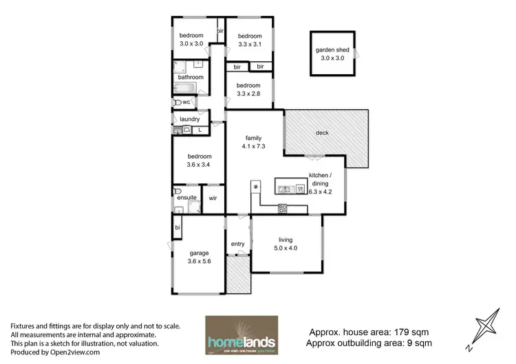 Floorplan of Homely house listing, 93 North Huon Road, Ranelagh TAS 7109