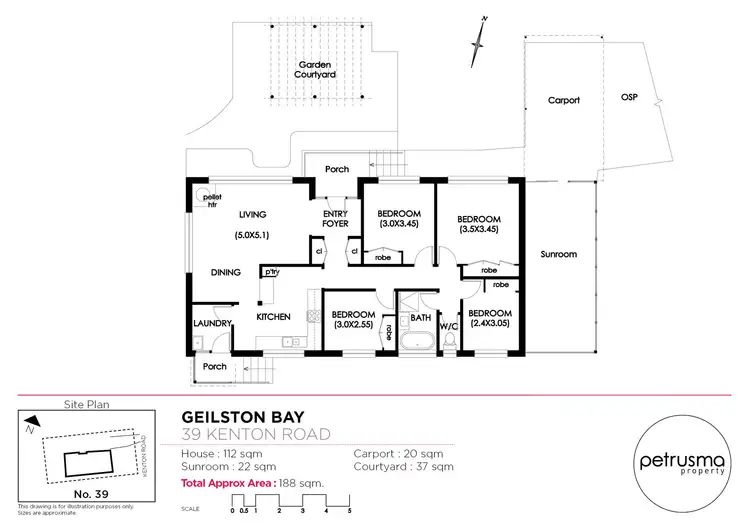 Floorplan of Homely house listing, 39 Kenton Road, Geilston Bay TAS 7015