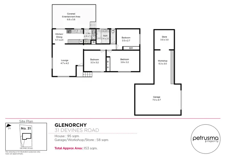 Floorplan of Homely house listing, 31 Devines Road, Glenorchy TAS 7010