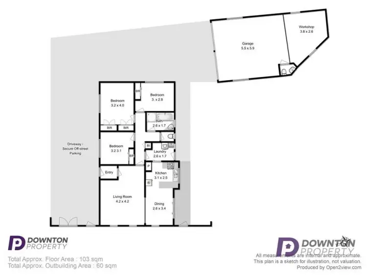 Floorplan of Homely house listing, 3 Cashion Court, Lutana TAS 7009
