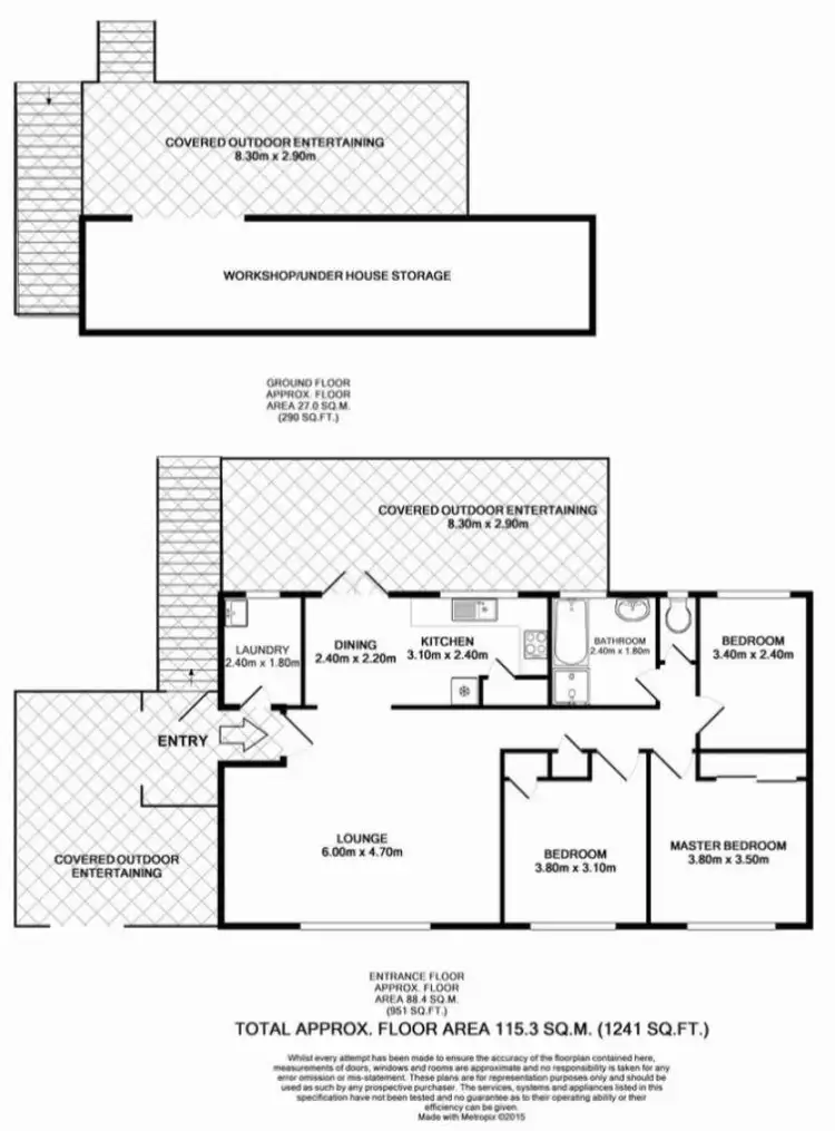 Floorplan of Homely house listing, 36 Bunnal Ave, Winmalee NSW 2777