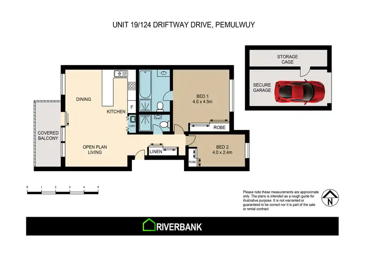 Floorplan of Homely apartment listing, 19/124 Driftway Drive, Pemulwuy NSW 2145
