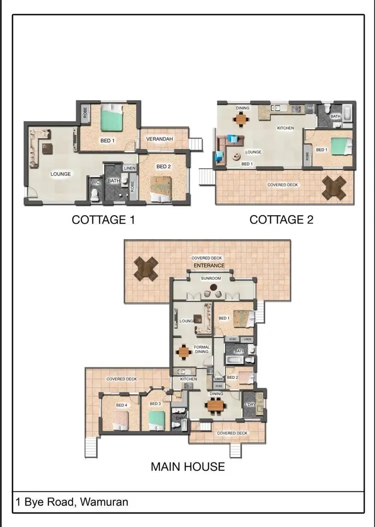 Floorplan of Homely rural property listing, 1 Bye Road, Wamuran QLD 4512