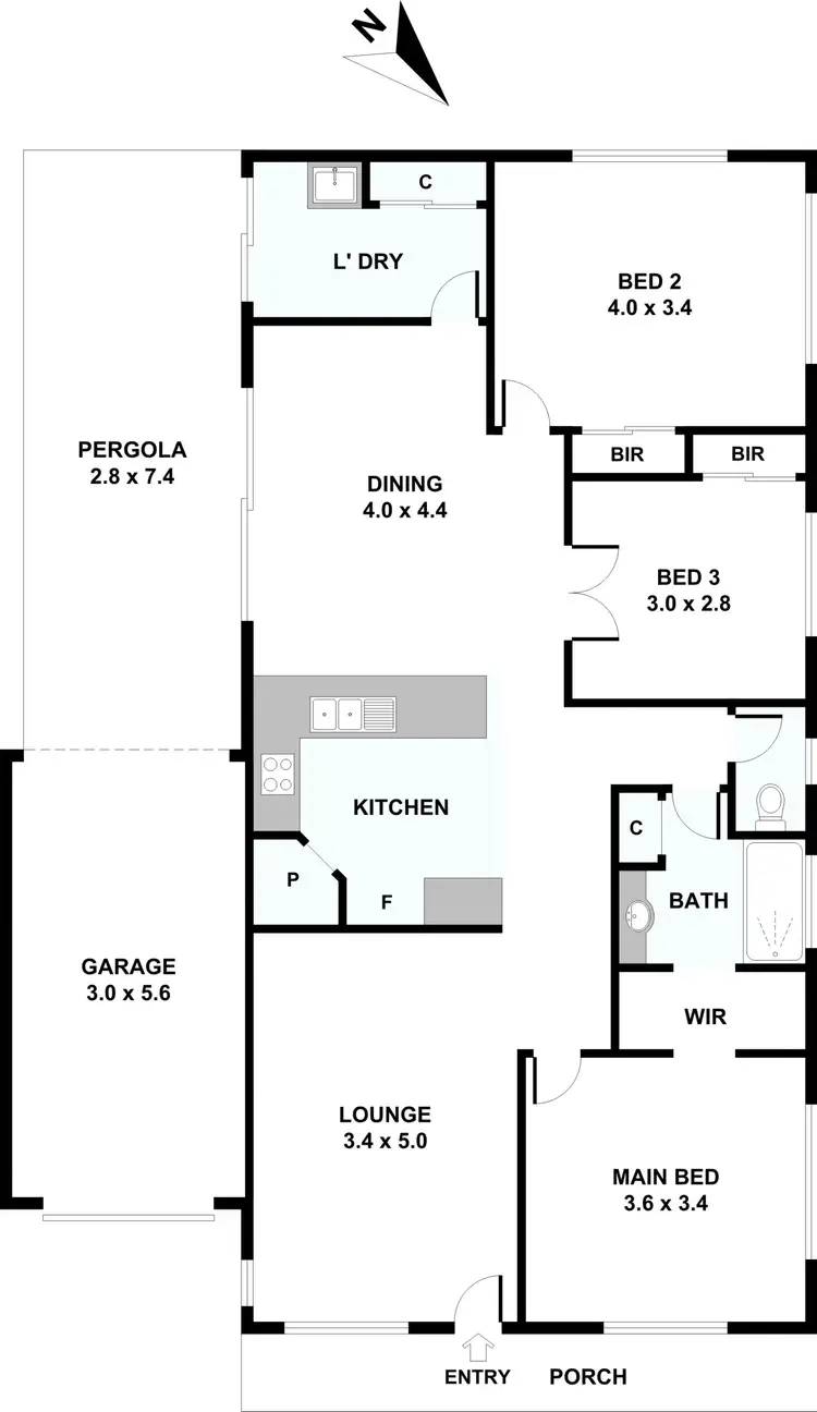 Floorplan of Homely house listing, 8 Crete Court, Parrearra QLD 4575