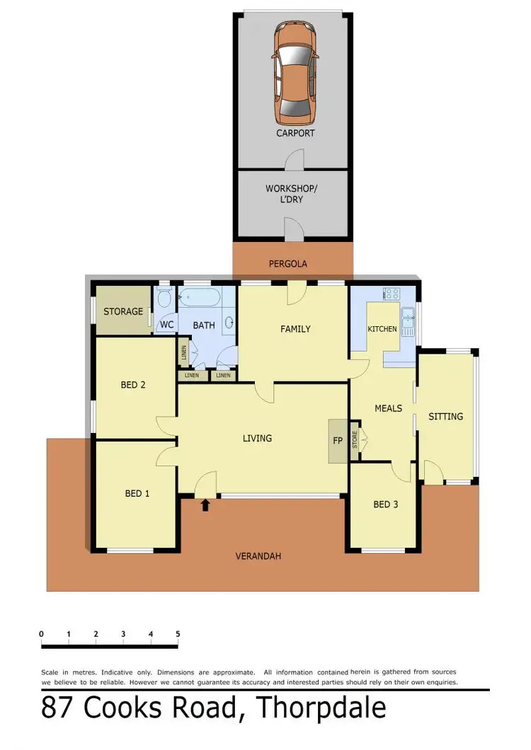 Floorplan of Homely rural property listing, 87 Cooks Road, Thorpdale VIC 3835