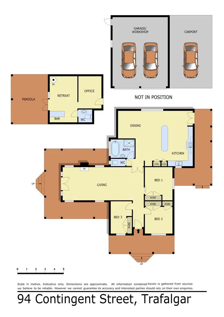 Floorplan of Homely house listing, 94 Contingent Street, Trafalgar VIC 3824
