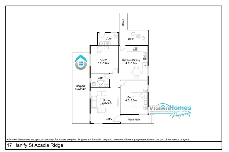Floorplan of Homely house listing, 17 Hanify Street, Acacia Ridge QLD 4110