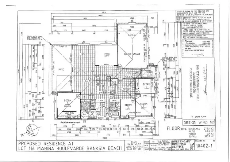 Floorplan of Homely house listing, 165 Marina Boulevard, Banksia Beach QLD 4507