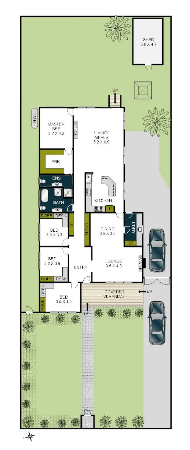 Floorplan of Homely house listing, 39 Heather Street, Hamlyn Heights VIC 3215