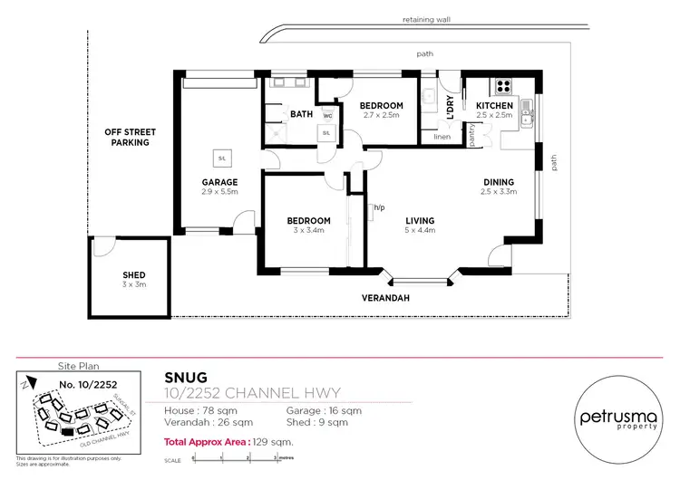 Floorplan of Homely unit listing, 10/2252 Channel Highway, Snug TAS 7054