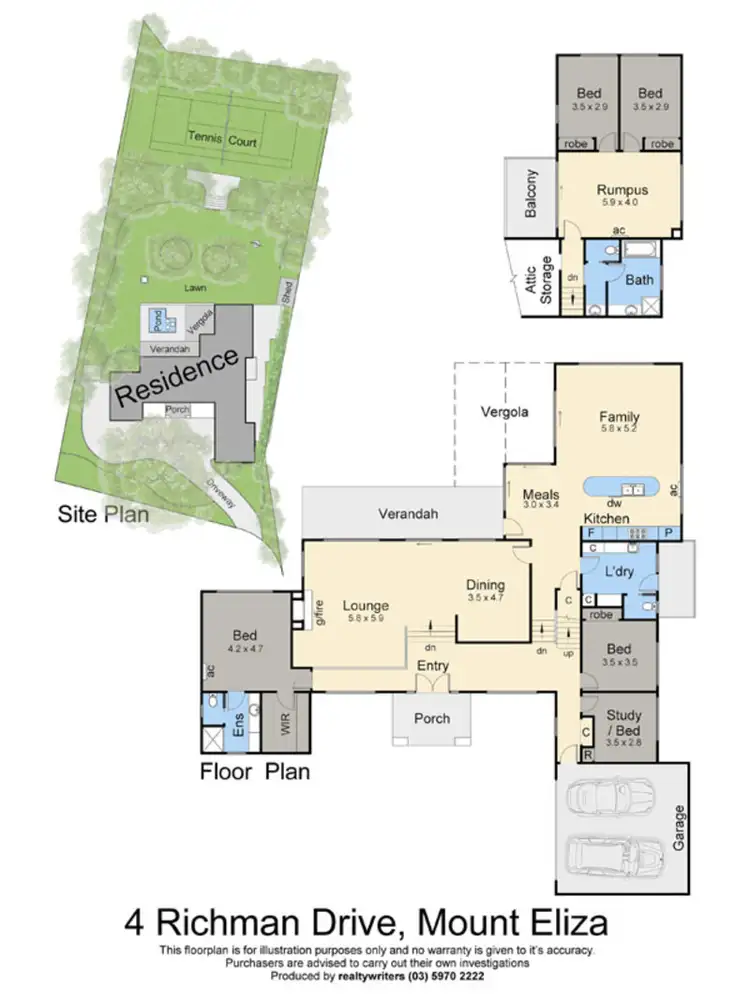 Floorplan of Homely house listing, 4 Richman Drive, Mount Eliza VIC 3930
