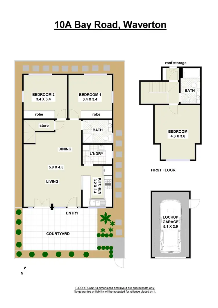 Floorplan of Homely house listing, 10A Bay Road, Waverton NSW 2060