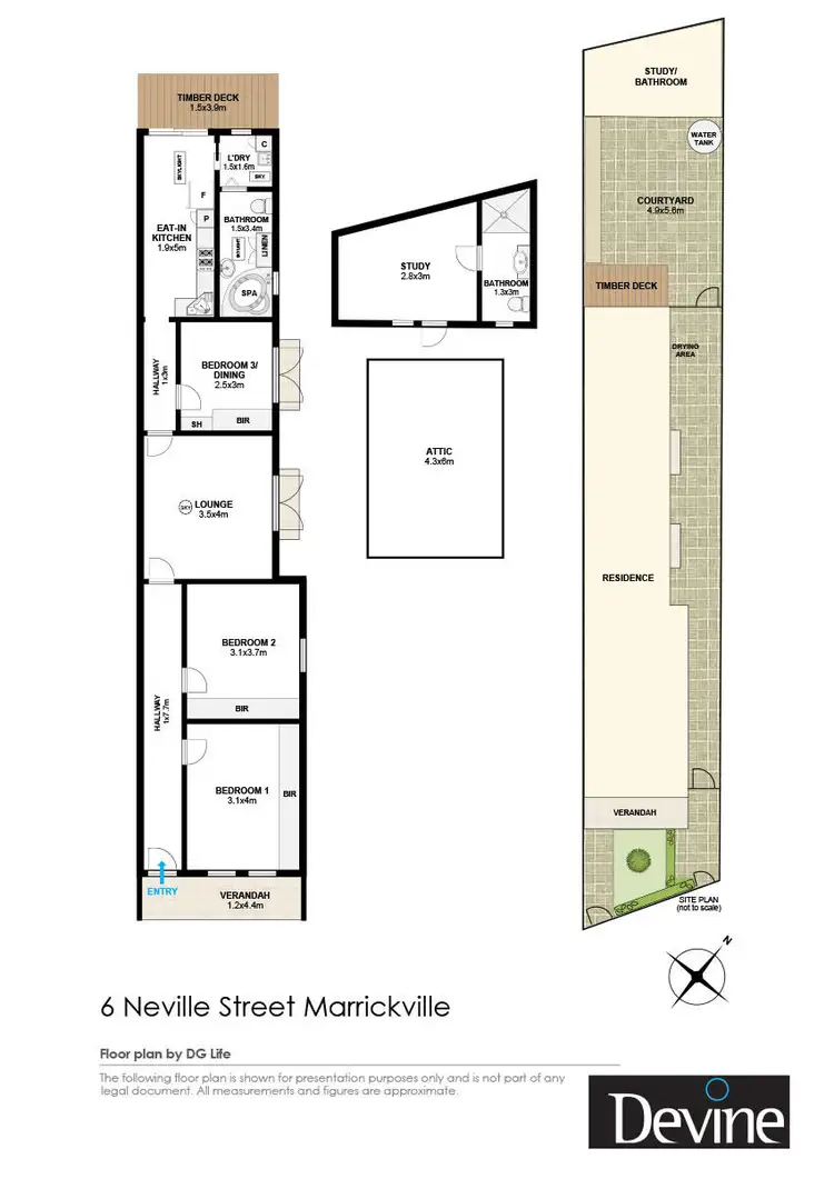 Floorplan of Homely house listing, 6 Neville Street, Marrickville NSW 2204