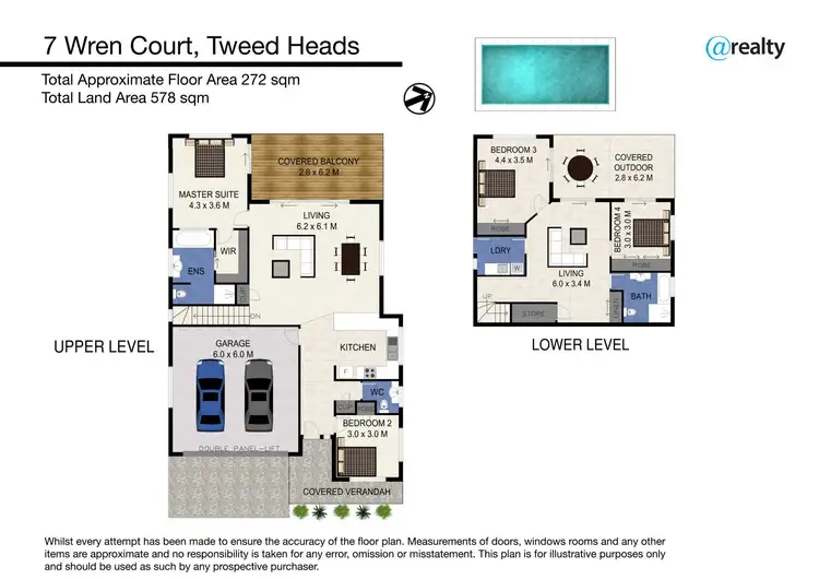 Floorplan of Homely house listing, 7 Wren Court, Tweed Heads South NSW 2486