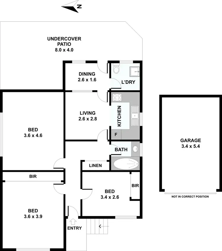 Floorplan of Homely house listing, Address available on request