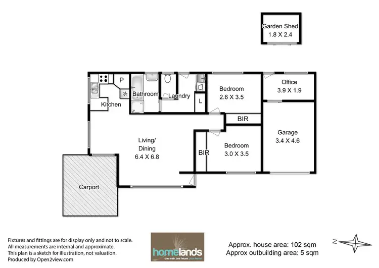 Floorplan of Homely house listing, 2/113 Cambridge Road, Bellerive TAS 7018