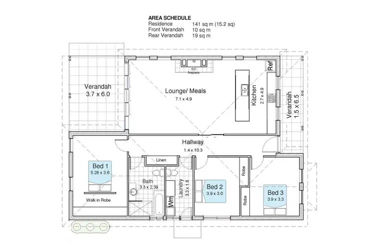 Floorplan of Homely house listing, 5 Joy Place, Moruya NSW 2537