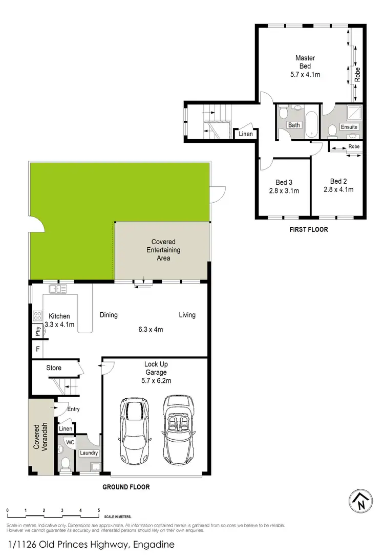 Floorplan of Homely townhouse listing, 1/1126 Old Princes Highway, Engadine NSW 2233
