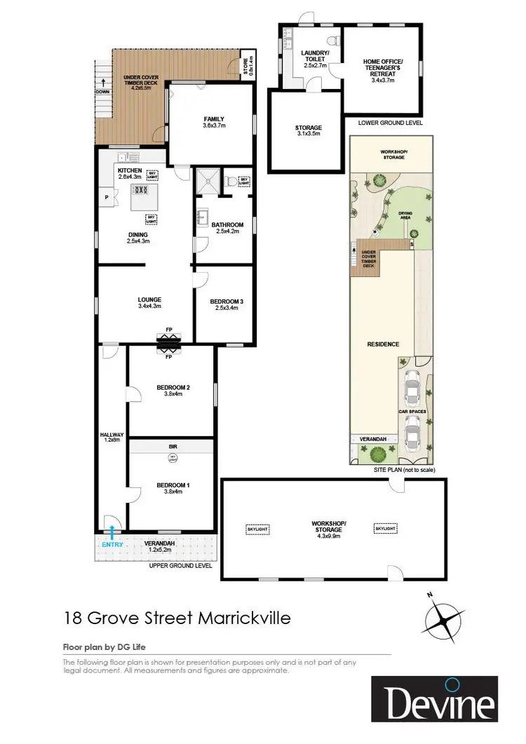 Floorplan of Homely house listing, 18 Grove Street, Marrickville NSW 2204
