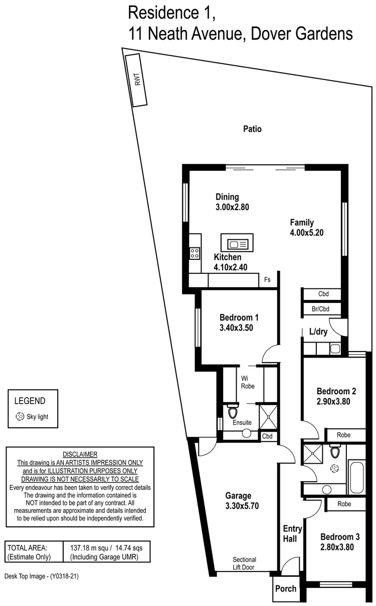 Floorplan of Homely house listing, 11C & 11 Neath Avenue, Dover Gardens SA 5048