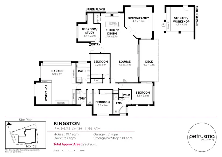 Floorplan of Homely house listing, 38 Malachi Drive, Kingston TAS 7050