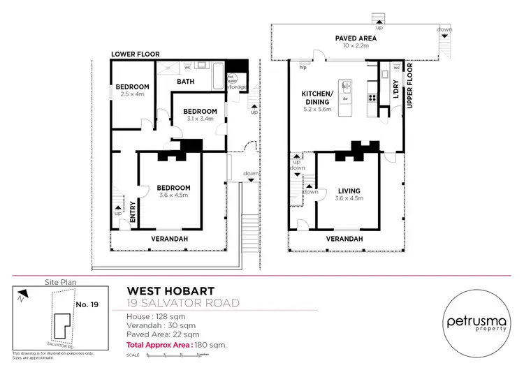 Floorplan of Homely house listing, 19 Salvator Road, West Hobart TAS 7000
