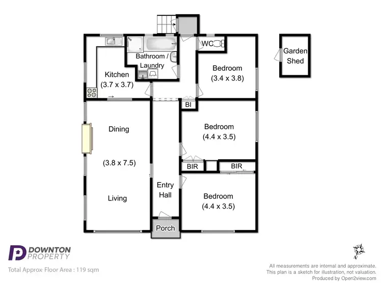 Floorplan of Homely unit listing, 4/5 Philip Ave, Montrose TAS 7010