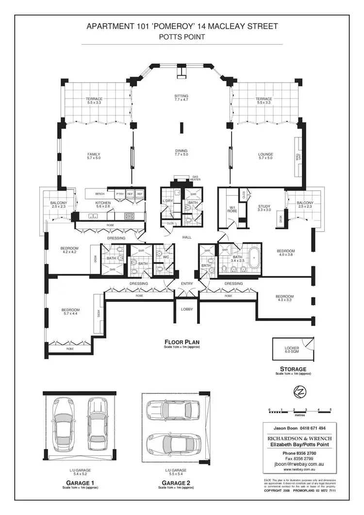 Floorplan of Homely apartment listing, 101/14 Macleay Street, Potts Point NSW 2011