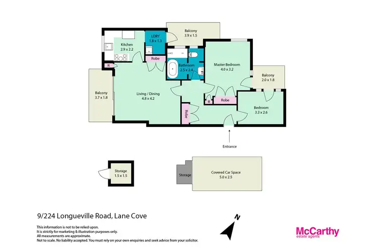 Floorplan of Homely apartment listing, 9/224 Longueville Road, Lane Cove NSW 2066