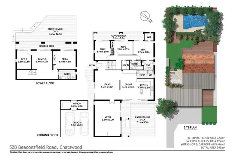 Floorplan of Homely house listing, 52B Beaconsfield Road, Chatswood NSW 2067