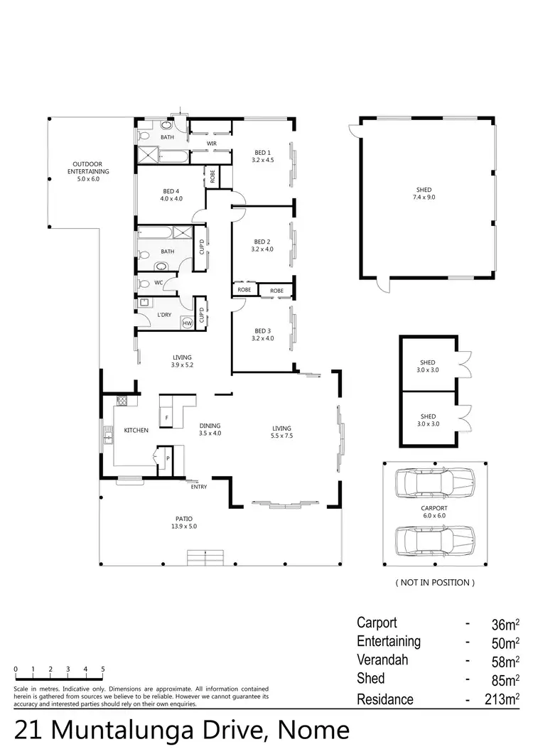 Floorplan of Homely house listing, 21D Muntalunga Drive, Nome QLD 4816