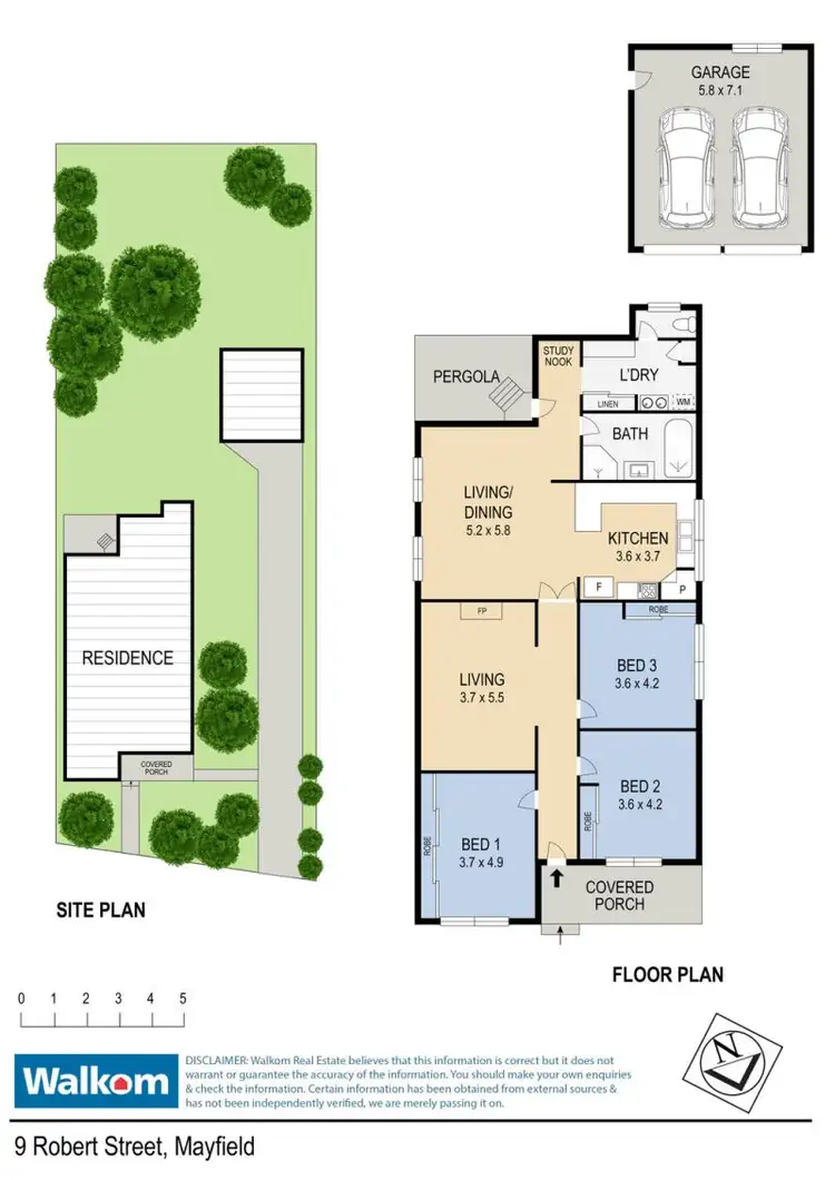 Floorplan of Homely house listing, 9 Robert Street, Mayfield NSW 2304