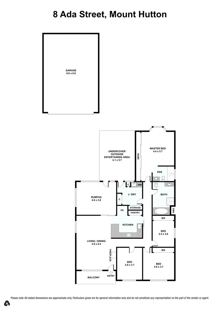 Floorplan of Homely house listing, 8 Ada Street, Mount Hutton NSW 2290