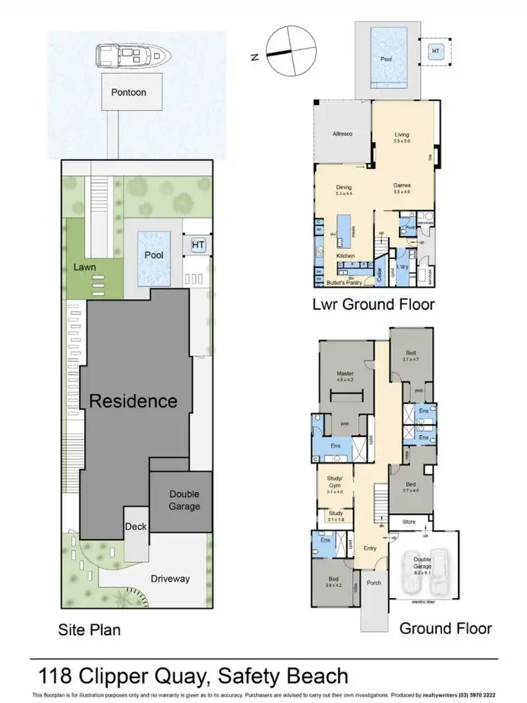 Floorplan of Homely house listing, 118 Clipper Quay, Safety Beach VIC 3936