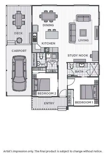 Floorplan of Homely house listing, 319/4 Gimberts Road, Morisset NSW 2264