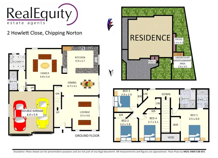 Floorplan of Homely house listing, 2 Howlett Close, Chipping Norton NSW 2170