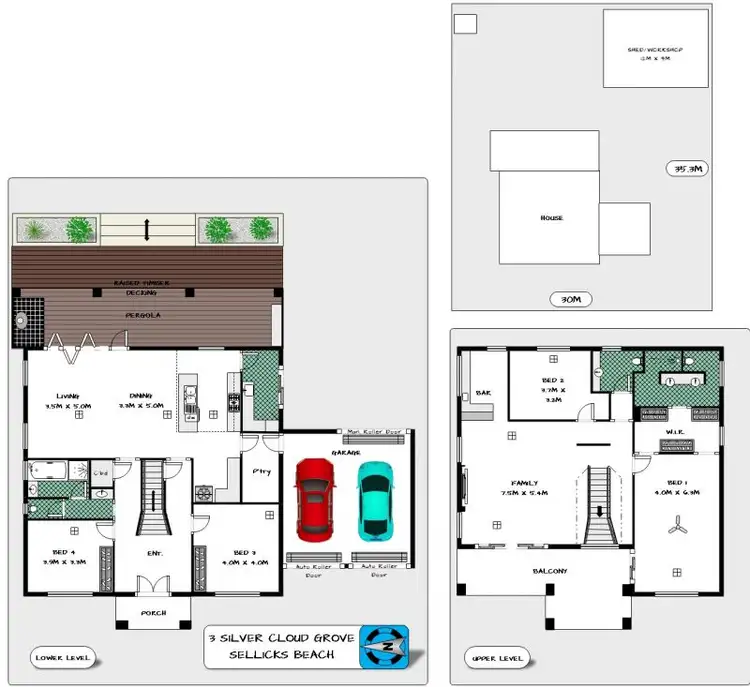 Floorplan of Homely house listing, 3 Silver Cloud Grove, Sellicks Beach SA 5174