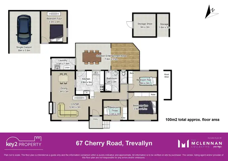 Floorplan of Homely house listing, 67 Cherry Road, Trevallyn TAS 7250
