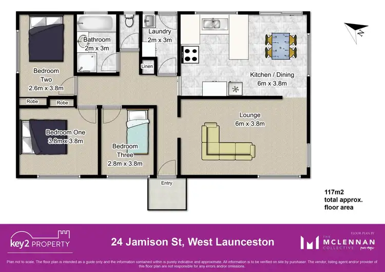 Floorplan of Homely house listing, 24 Jamison Street, West Launceston TAS 7250