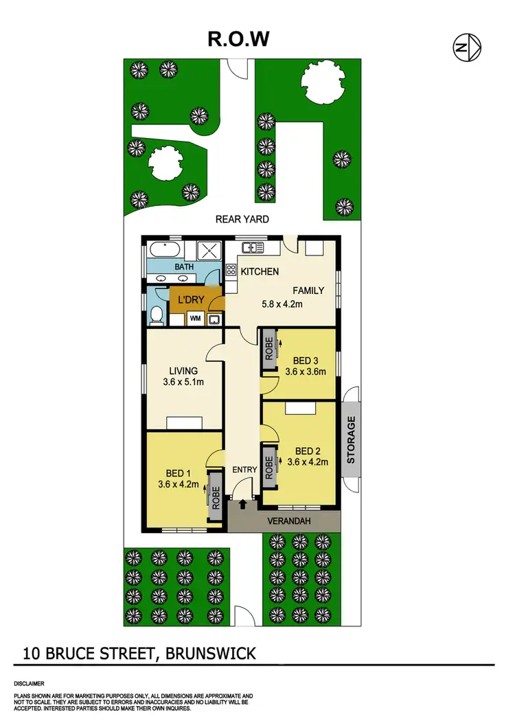 Floorplan of Homely house listing, 10 Bruce Street, Brunswick VIC 3056