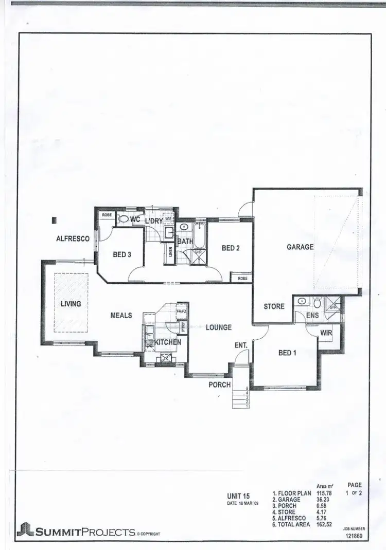Floorplan of Homely house listing, 15/36 Dunlin Gardens, Bennett Springs WA 6063