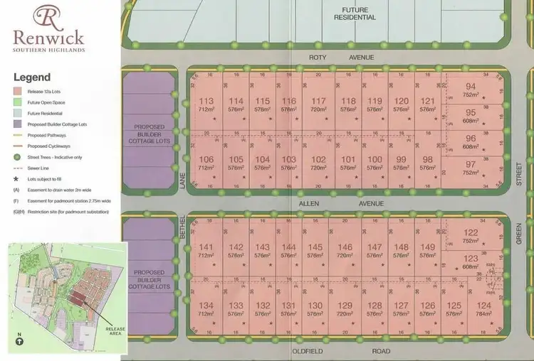 Floorplan of Homely land listing, Lot 115 Roty Avenue, Renwick NSW 2575