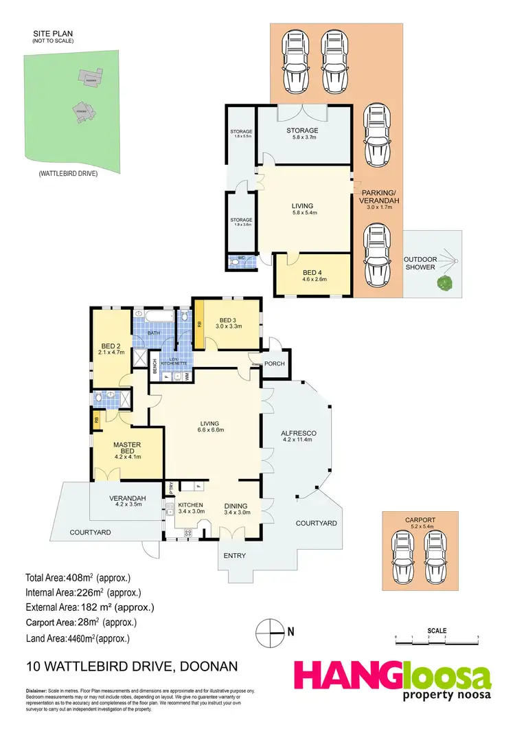 Floorplan of Homely house listing, 10 Wattlebird Drive, Doonan QLD 4562