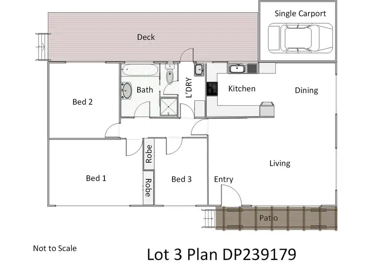 Floorplan of Homely house listing, 3 Oleria Street, Queanbeyan NSW 2620