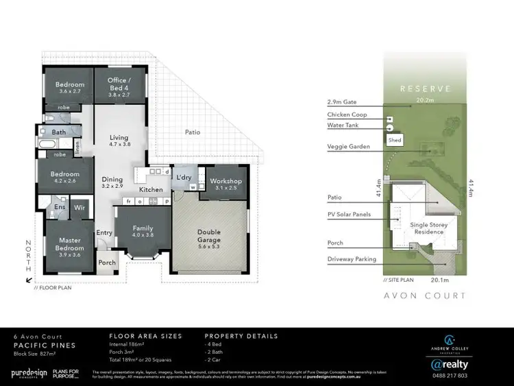 Floorplan of Homely house listing, 6 Avon Court, Pacific Pines QLD 4211
