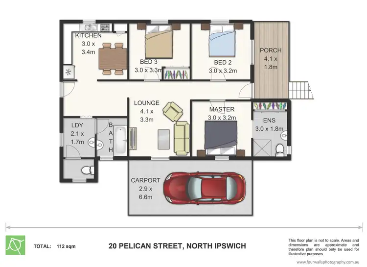 Floorplan of Homely house listing, 20 Pelican Street, North Ipswich QLD 4305
