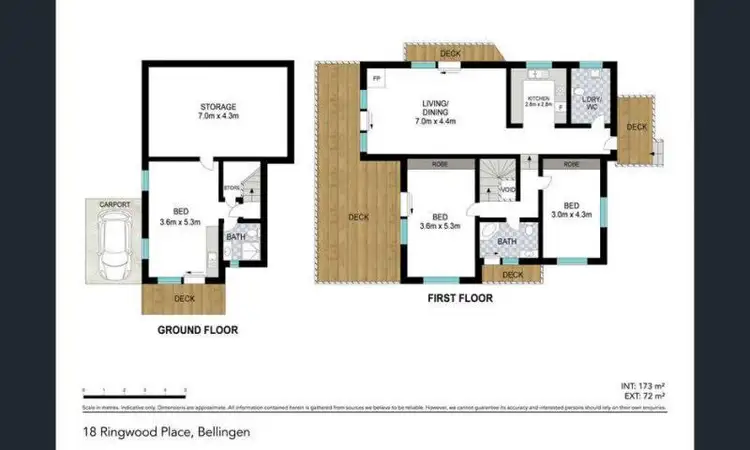 Floorplan of Homely house listing, 18 Ringwood place, Bellingen NSW 2454
